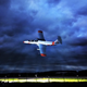Illustration for article titled Freezing a Fighter Jet in Mid-Air with 30,000 Watts of Flash